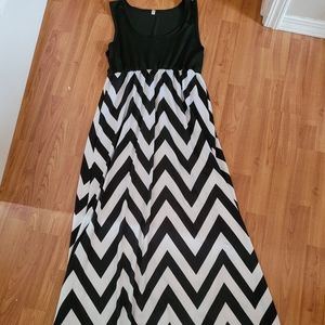 Tank Maxi Chevron dress